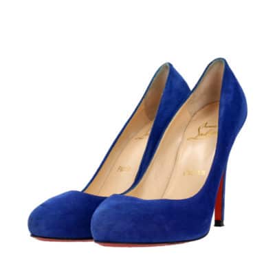 Product CHRISTIAN LOUBOUTIN Suede Simple Pumps Blue