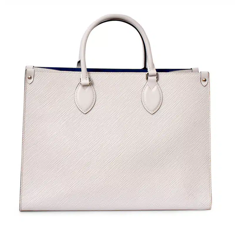 Louis Vuitton Onthego MM Epi White Tote