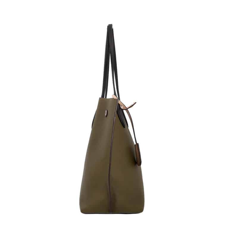 Lockme leather tote Louis Vuitton Green in Leather - 36142101