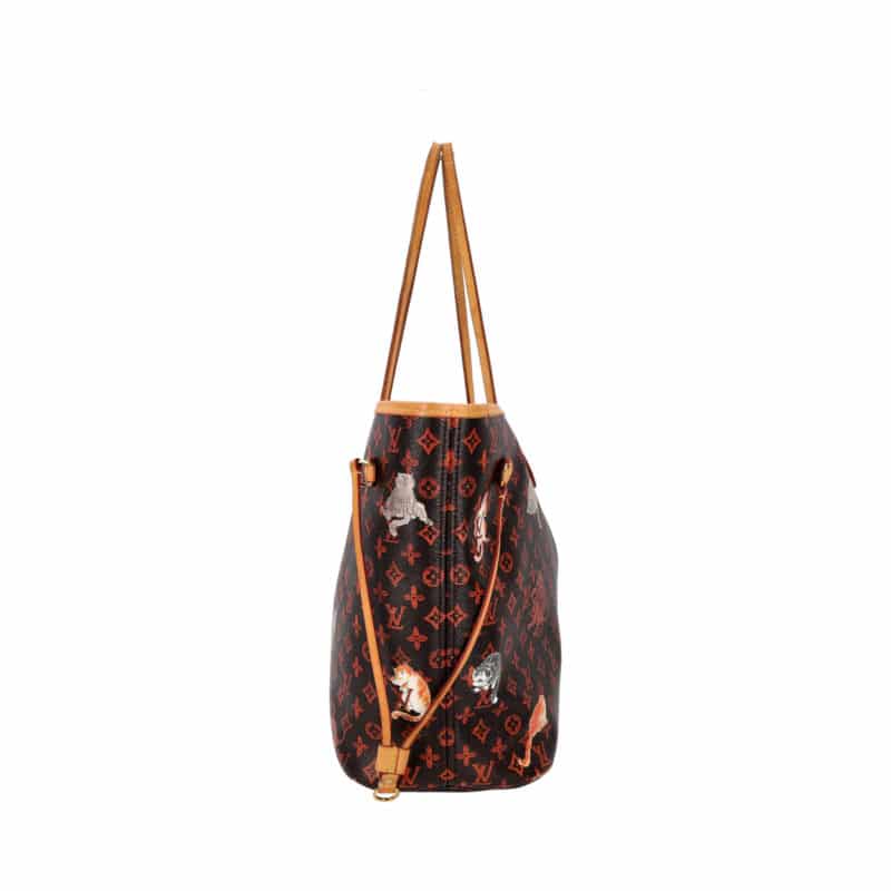 Louis Vuitton x Grace Coddington Catogram Neverfull MM - Black Totes,  Handbags - LOU792300