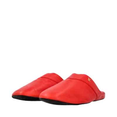 Product LOUIS VUITTON X SUPREME Leather Hugh Slippers Red