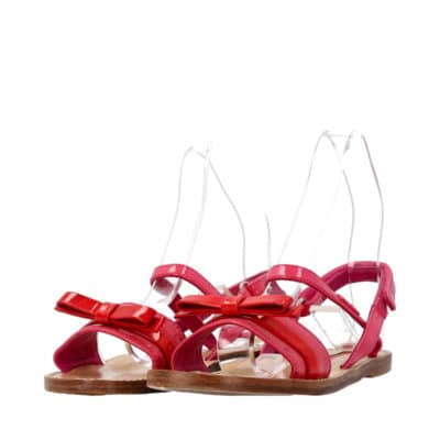 Product PRADA Patent Leather Kids Sandals Pink/Red