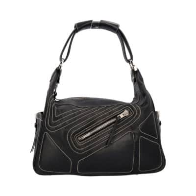 Product TOD'S Leather Miky Hobo Black