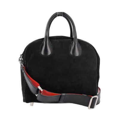Product CHRISTIAN LOUBOUTIN Suede/Leather Small Marie Jane Bag Black/Red