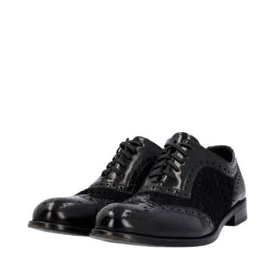 Product DOLCE & GABBANA Leather Brogue Shoes Black