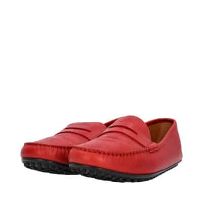 Product GUCCI Guccissima Penny Loafers Red