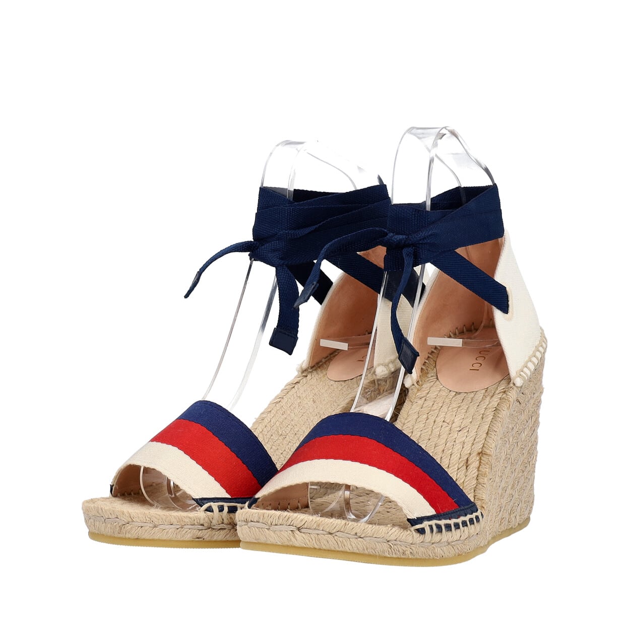 GUCCI Sylvie Espadrille Wedges Multicolour - NEW | Luxity