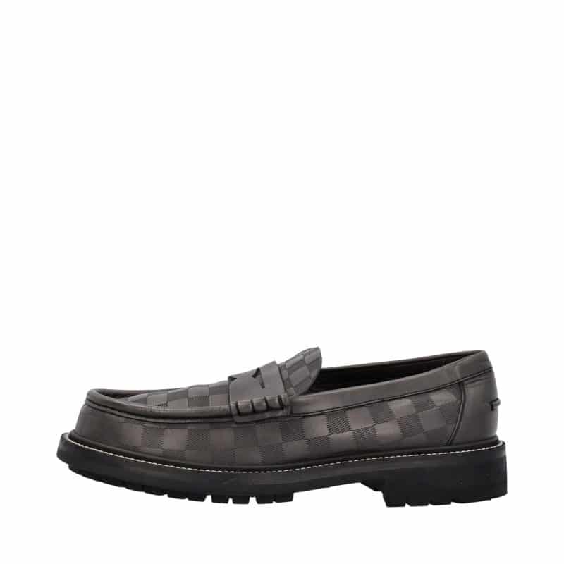 Louis Vuitton Damier Mens Loafers & Slip-Ons 2023-24FW, Black, 10