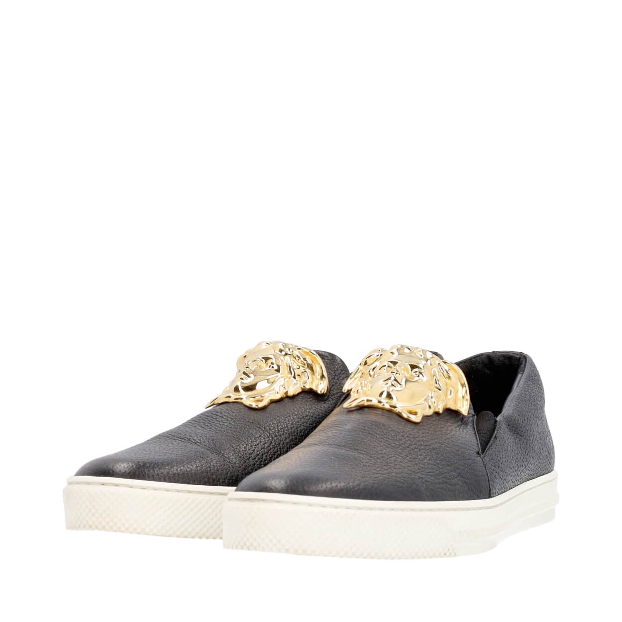 Versace Black Medusa Slip-On Sneakers Versace