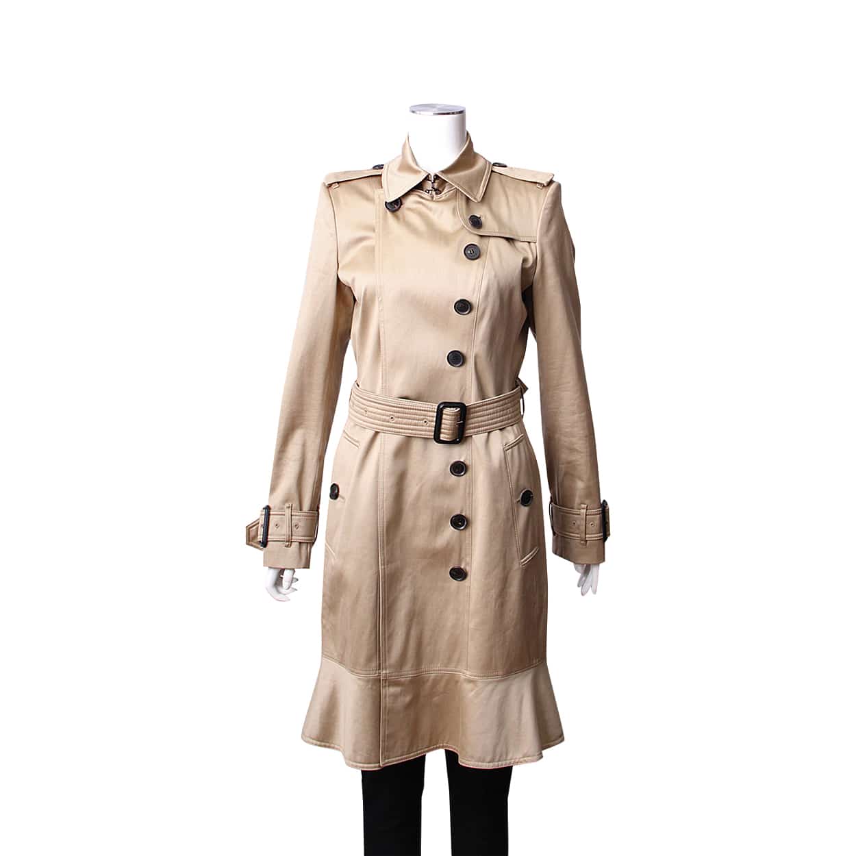 BURBERRY Cotton Blend Littleton Coat Beige | Luxity