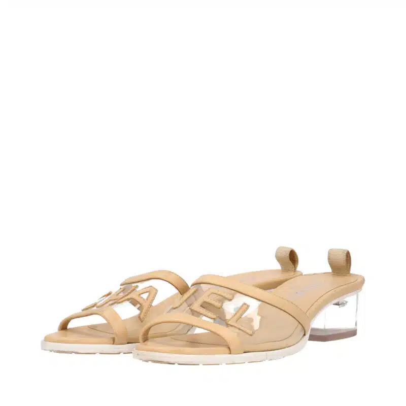 Chanel discount mules transparent