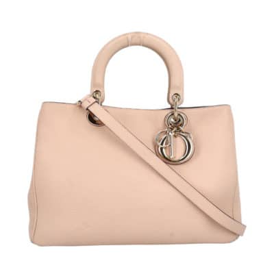 Product CHRISTIAN DIOR Leather Medium Diorissimo Tote Pink