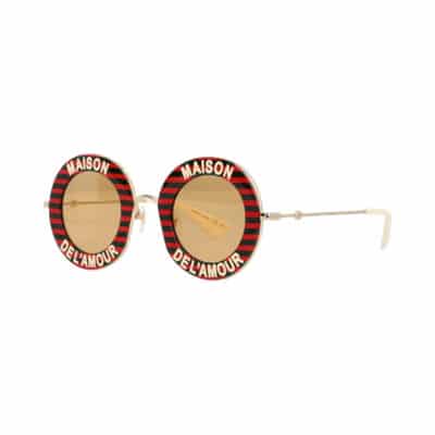 Product GUCCI GG0113S Red Gold Yellow