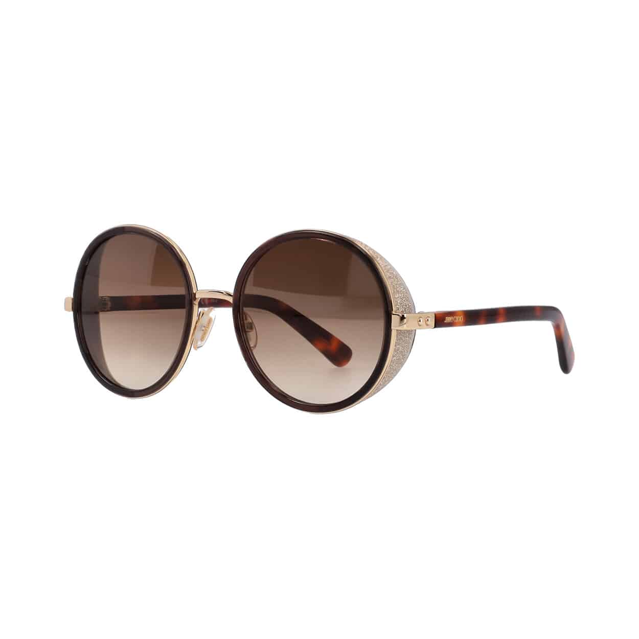 JIMMY CHOO Round Sunglasses ANDIE/S Brown | Luxity