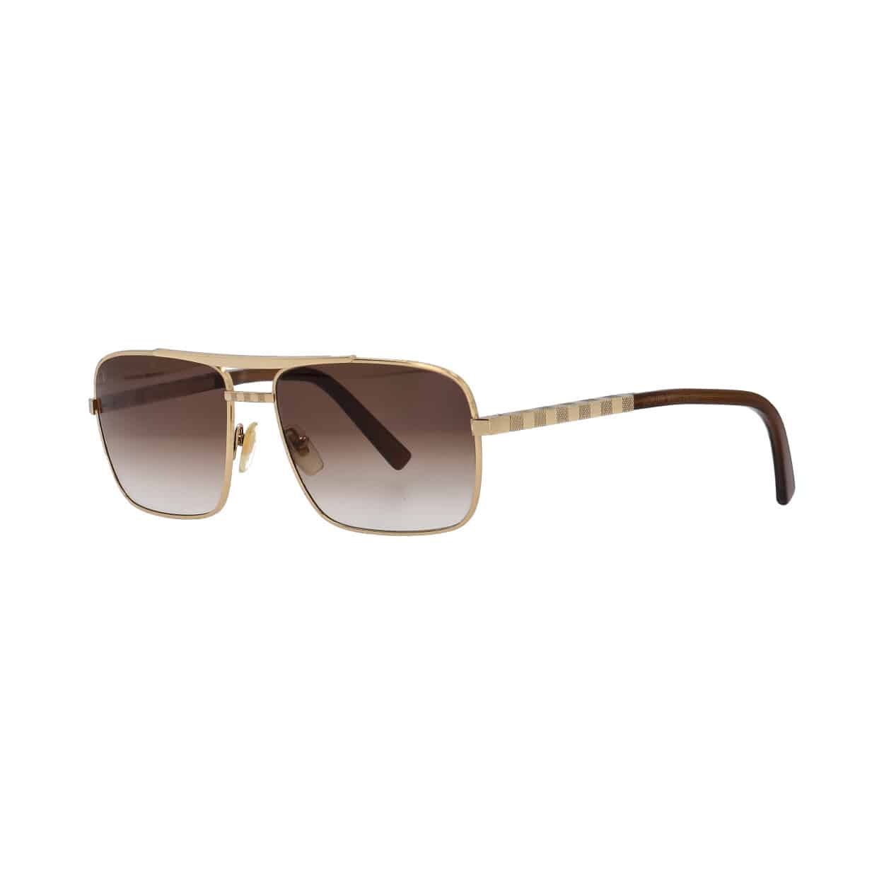 LOUIS VUITTON Attitude Sunglasses ZO259U Gold | Luxity