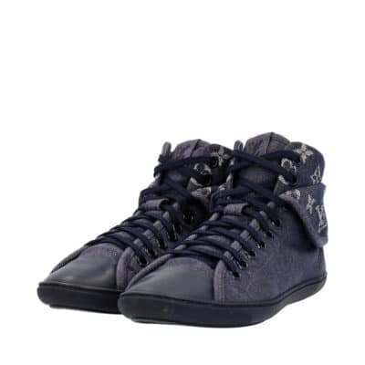 Product LOUIS VUITTON Denim Sneaker Boots Blue