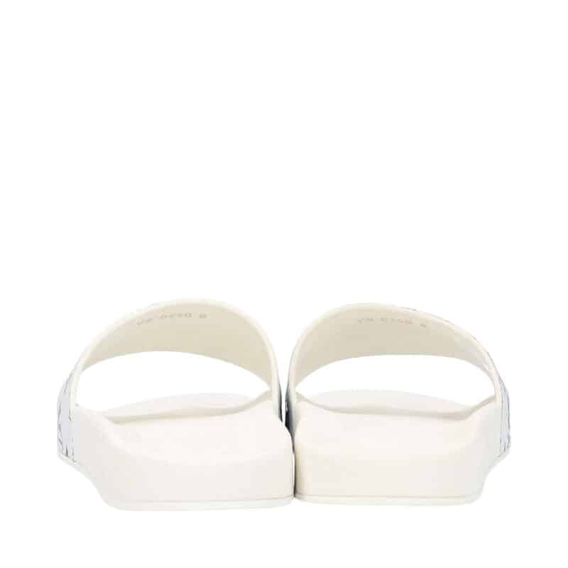 Louis Vuitton White Iridescent 'Waterfront' Slides