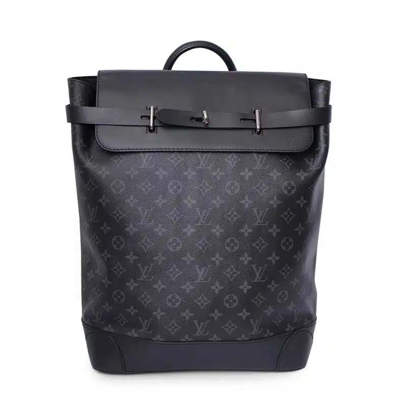 Louis Vuitton Black Monogram Eclipse Steamer Backpack – myGemma