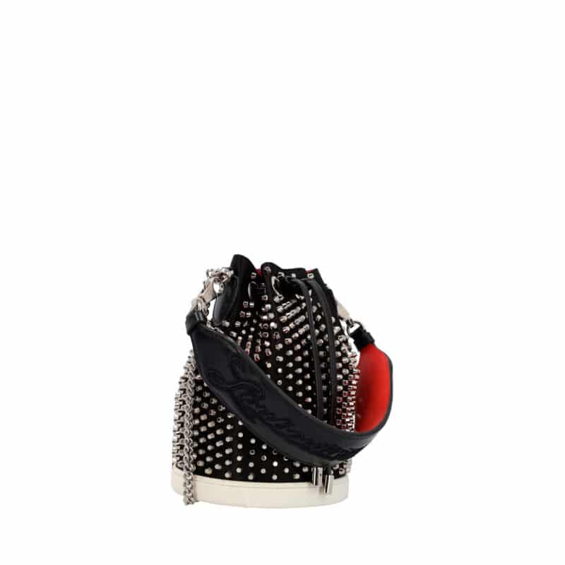 Christian Louboutin  Marie Jane bucket Loubirun spikes bag