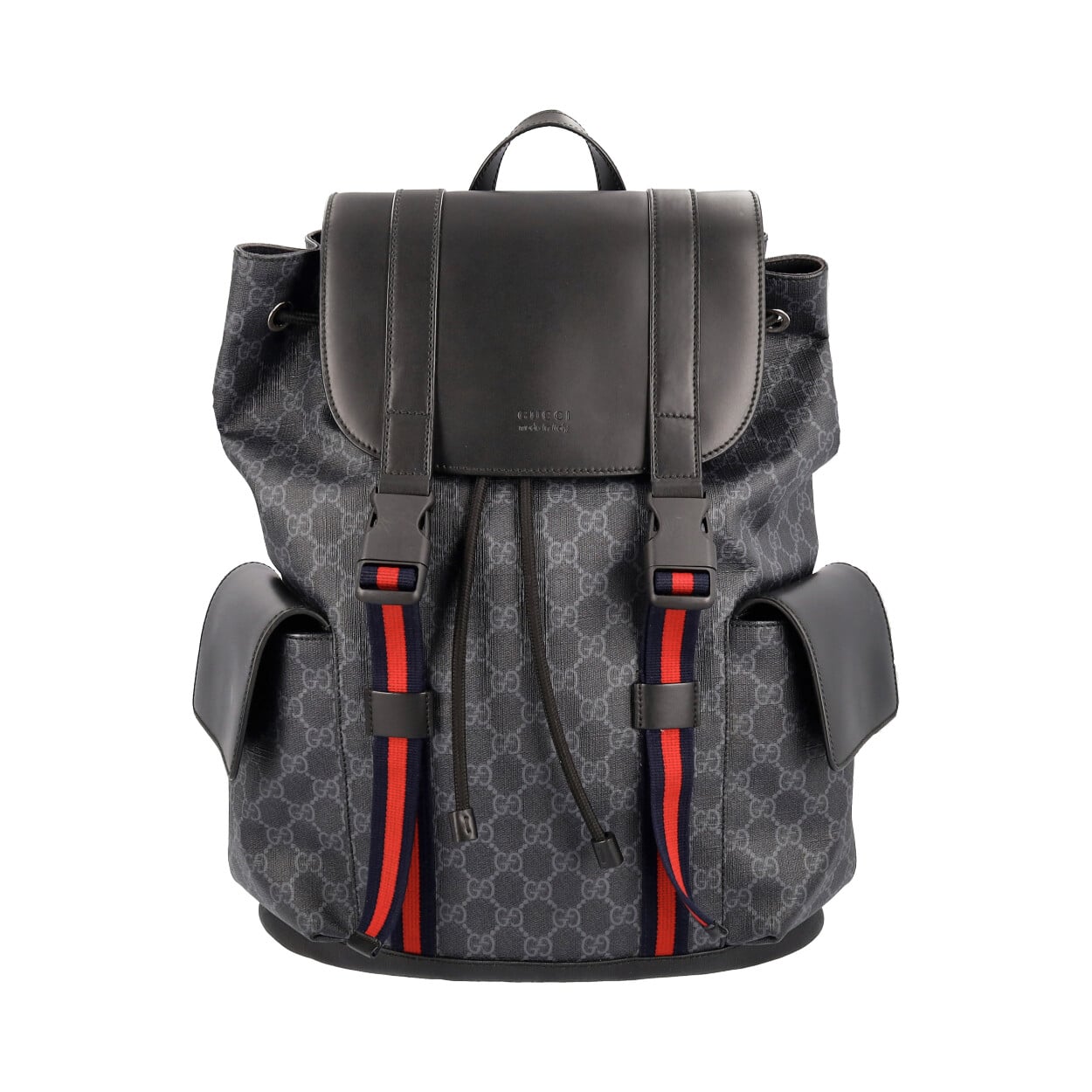 GUCCI GG Supreme Backpack Black/Grey | Luxity