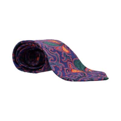 Product YVES SAINT LAURENT Vintage Silk Paisley Red/Green