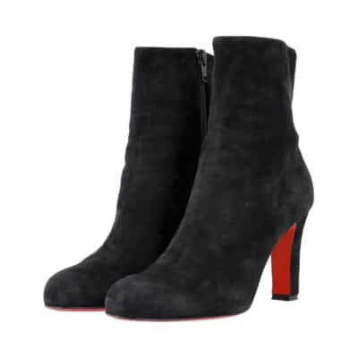 Product CHRISTIAN LOUBOUTIN Suede Ankle Boots Black
