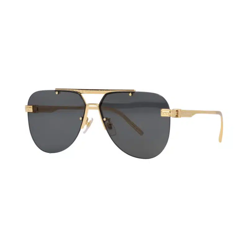 LOUIS VUITTON LV Ash Sunglasses Z1261E Gold Tone