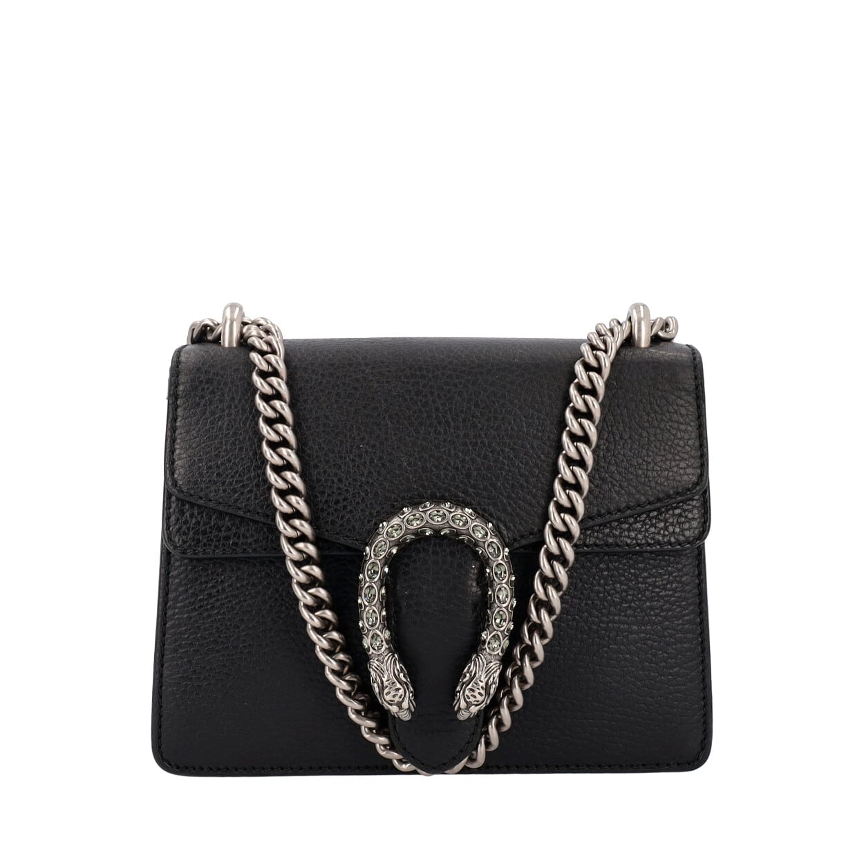 GUCCI Leather Dionysus Mini Shoulder Bag Black | Luxity