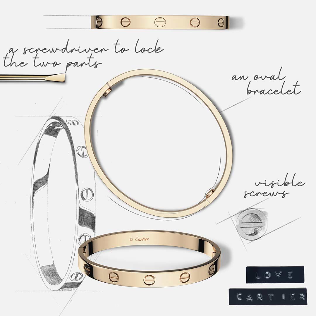 How To Build A Cartier LOVE Bracelet Stack| myGemma