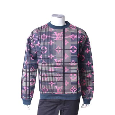 Product LOUIS VUITTON Monogram Cotton Jacquard Sweatshirt Multicolor