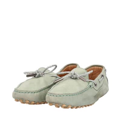 Product TOD'S Suede Gommino Driving Loafers Mint