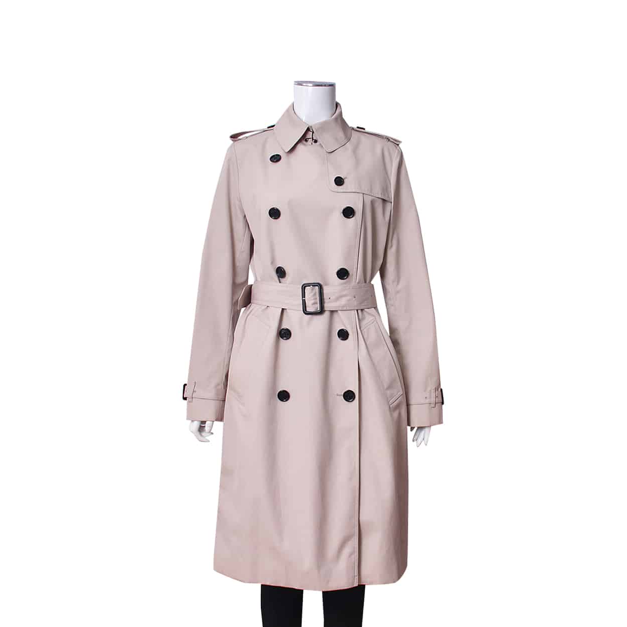 BURBERRY Cotton Trench Coat Stone | Luxity