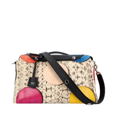 Product FENDI Snakeskin Polkadots Ayers By The Way Bag Multicolour
