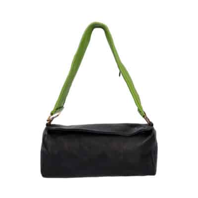 Product PRADA Leather Shoulder Bag Black/Green