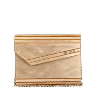 Product JIMMY CHOO Resin Candy Clutch Bag Champagne