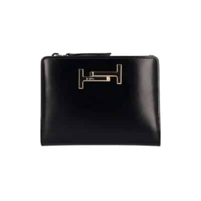 Product TOD'S Leather Double T Wallet Black