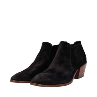 Product TOD'S Suede Ankle Booties Black