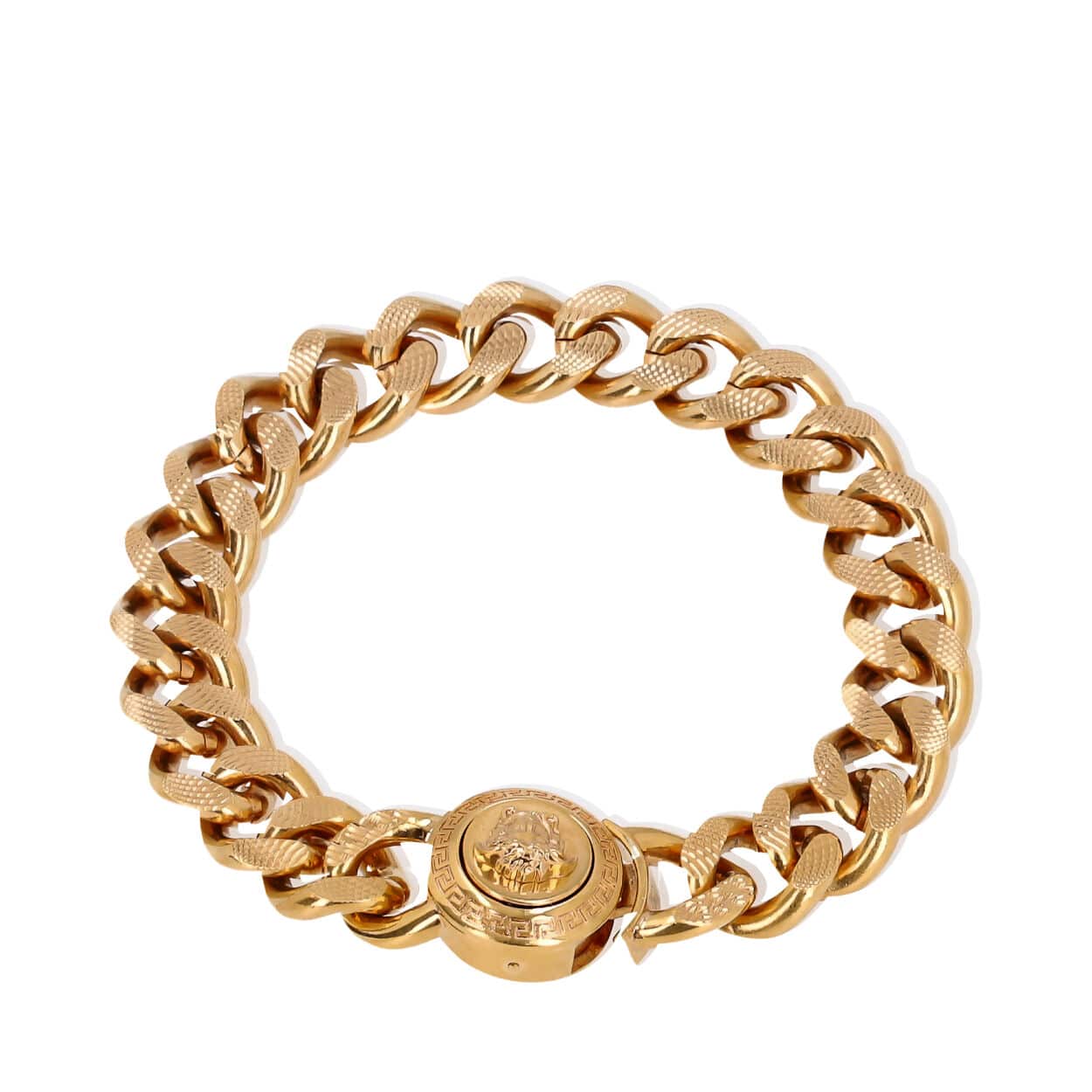 VERSACE Medusa Chain Bracelet Gold Tone | Luxity