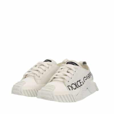 Product DOLCE & GABBANA Bambino Leather Ns1 Sneakers White