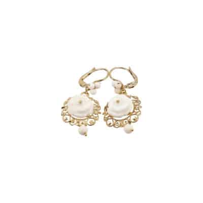 Product DOLCE & GABBANA Gold Coral Earrings