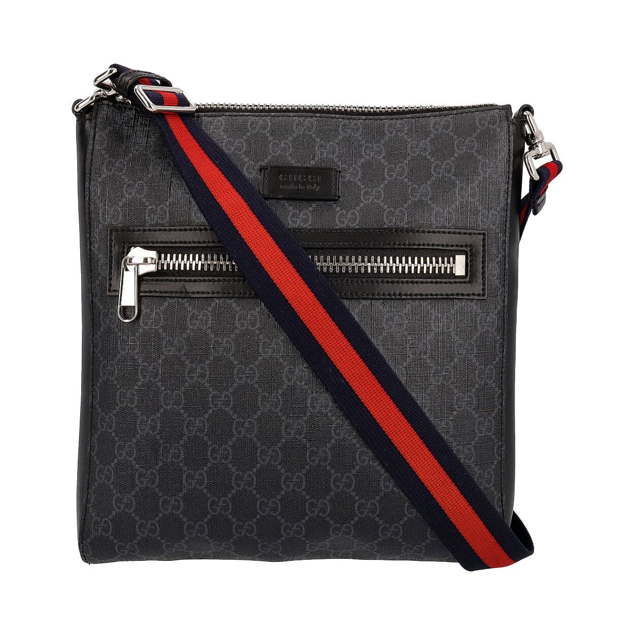 GUCCI Supreme GG Messenger Black/Grey | Luxity