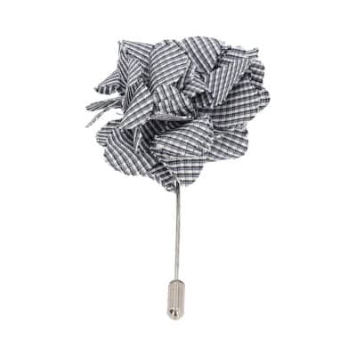 Product LANVIN Check Rose Tie Pin Blue