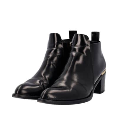 Product LOUIS VUITTON Leather Ankle Boots Black