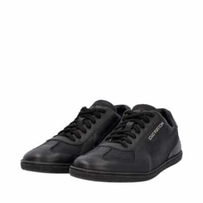 Product LOUIS VUITTON Leather/Nylon Sneakers Black