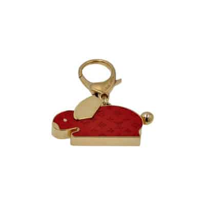 Product LOUIS VUITTON Rabbit Bag Charm Red/Gold Tone