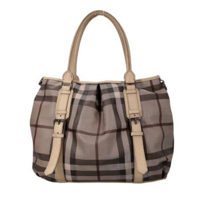 Product BURBERRY Check Northfield Tote Stone