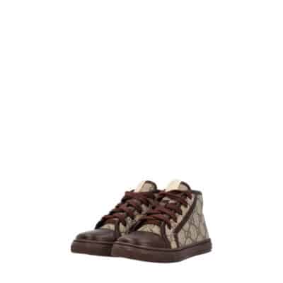 Product GUCCI Supreme GG Kids Sneakers Brown