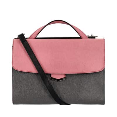 Product FENDI Leather Demi Jour Small Top Handle Bag Tricolor