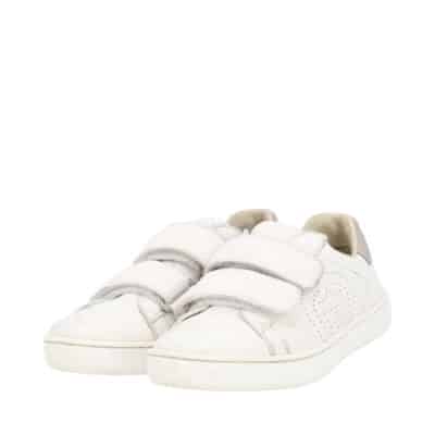 Product GUCCI Kids Leather Velcro Ace Sneakers White