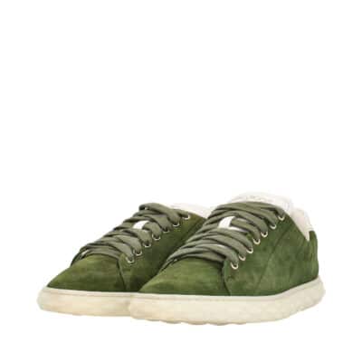 Product JIMMY CHOO Suede Diamond Light Sneakers Olive